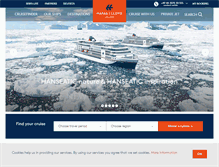 Tablet Screenshot of hl-cruises.com
