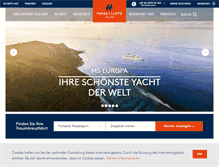 Tablet Screenshot of hl-cruises.de